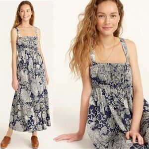 J. Crew Collection Ratti Navy Seashell dress 14